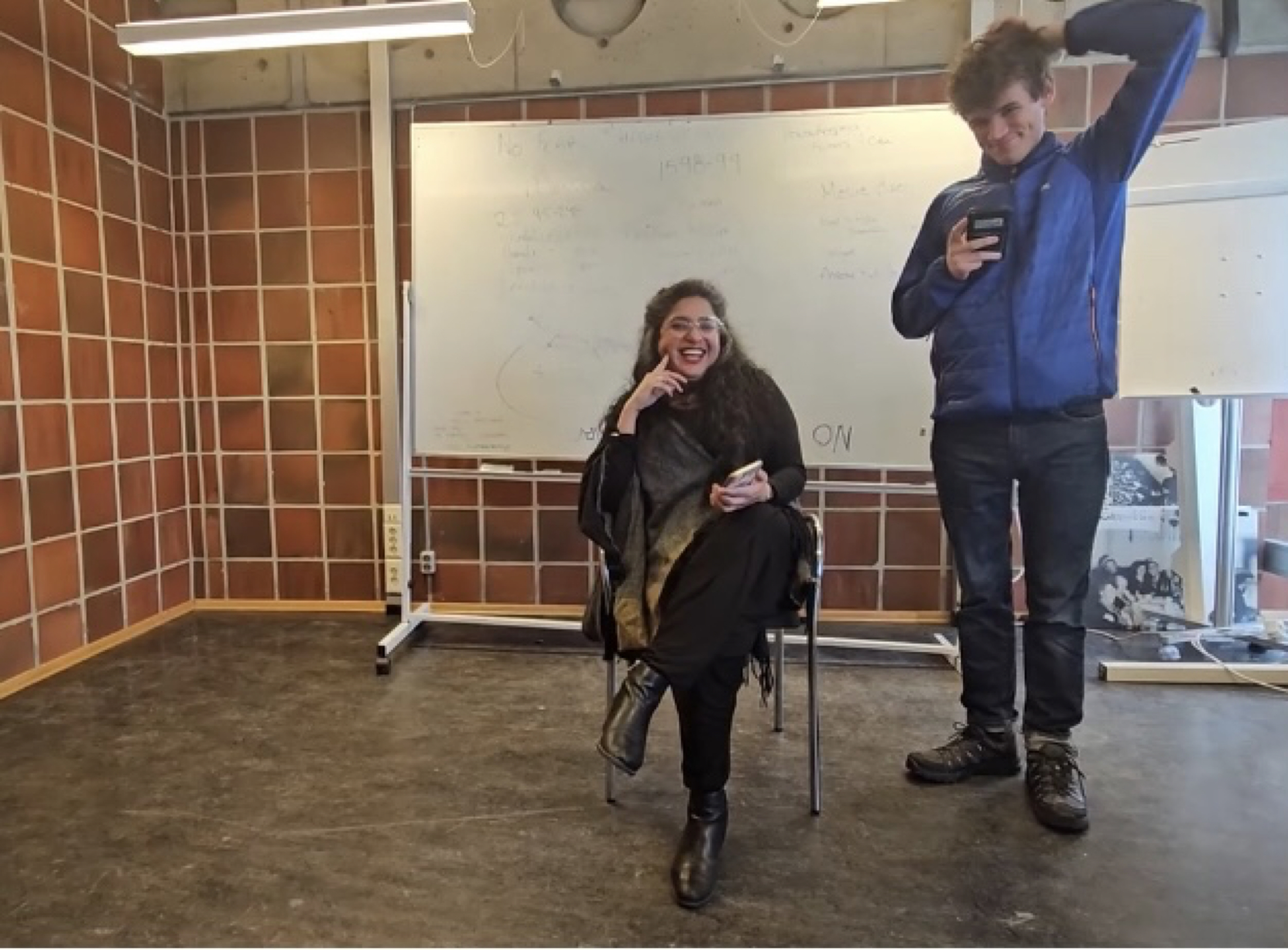 Performance still from Neha Verma's portfolio.