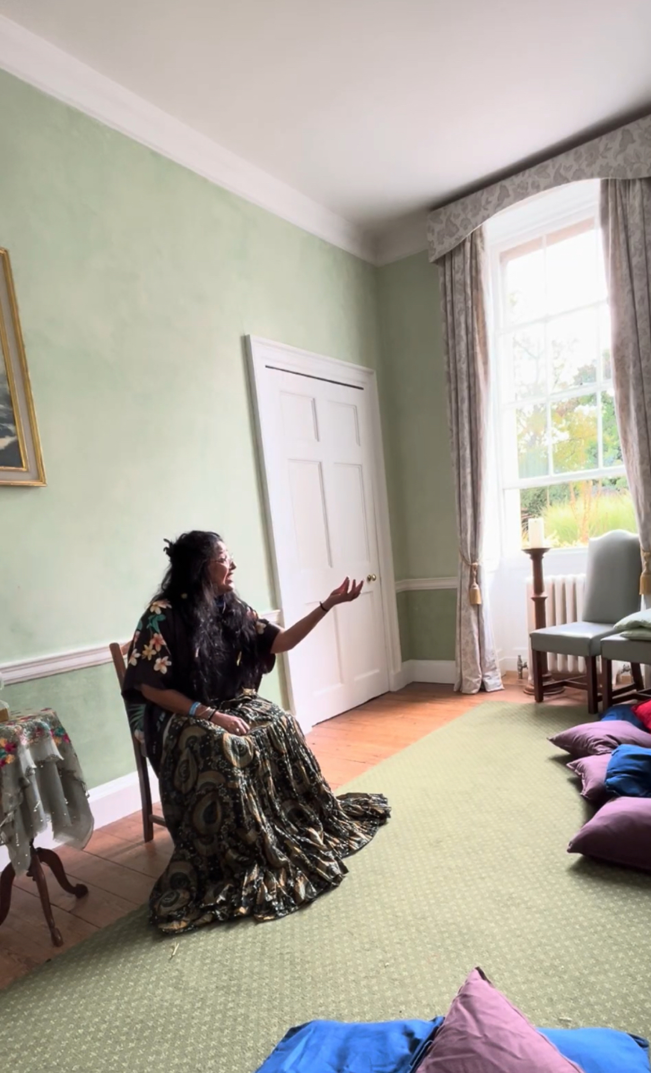 Vertical frame documenting a storytelling sequence.