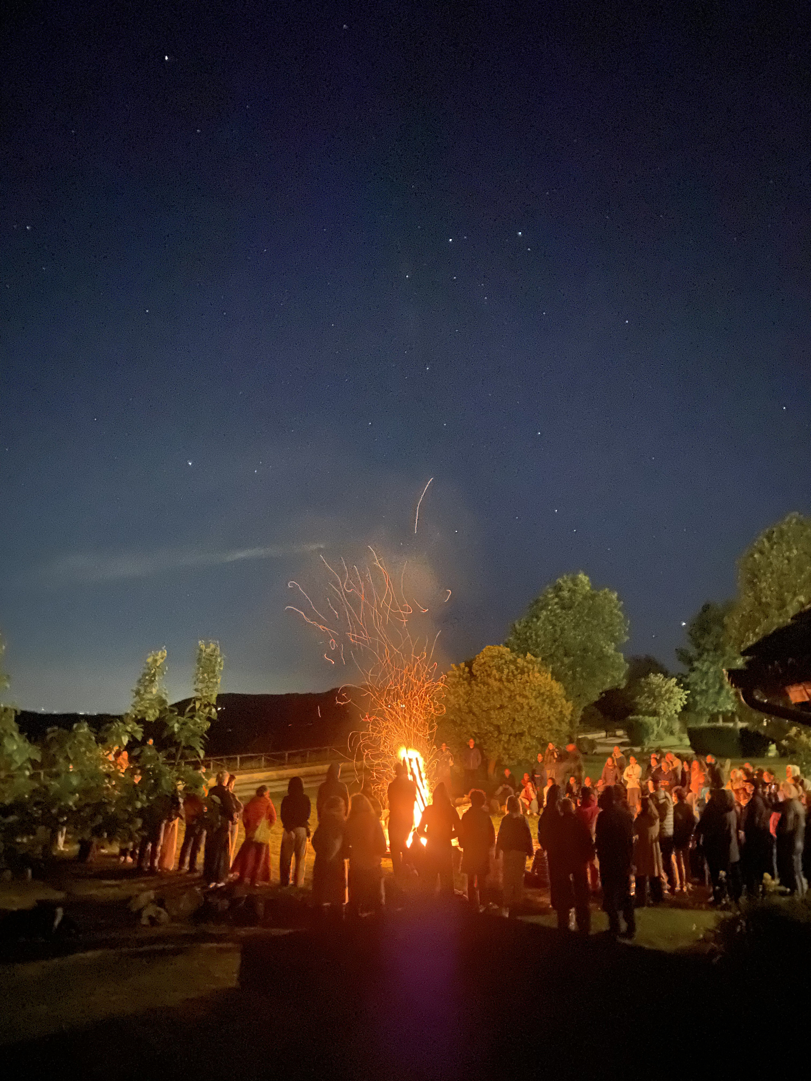 Story retreat moment in an outdoor landscape setting.