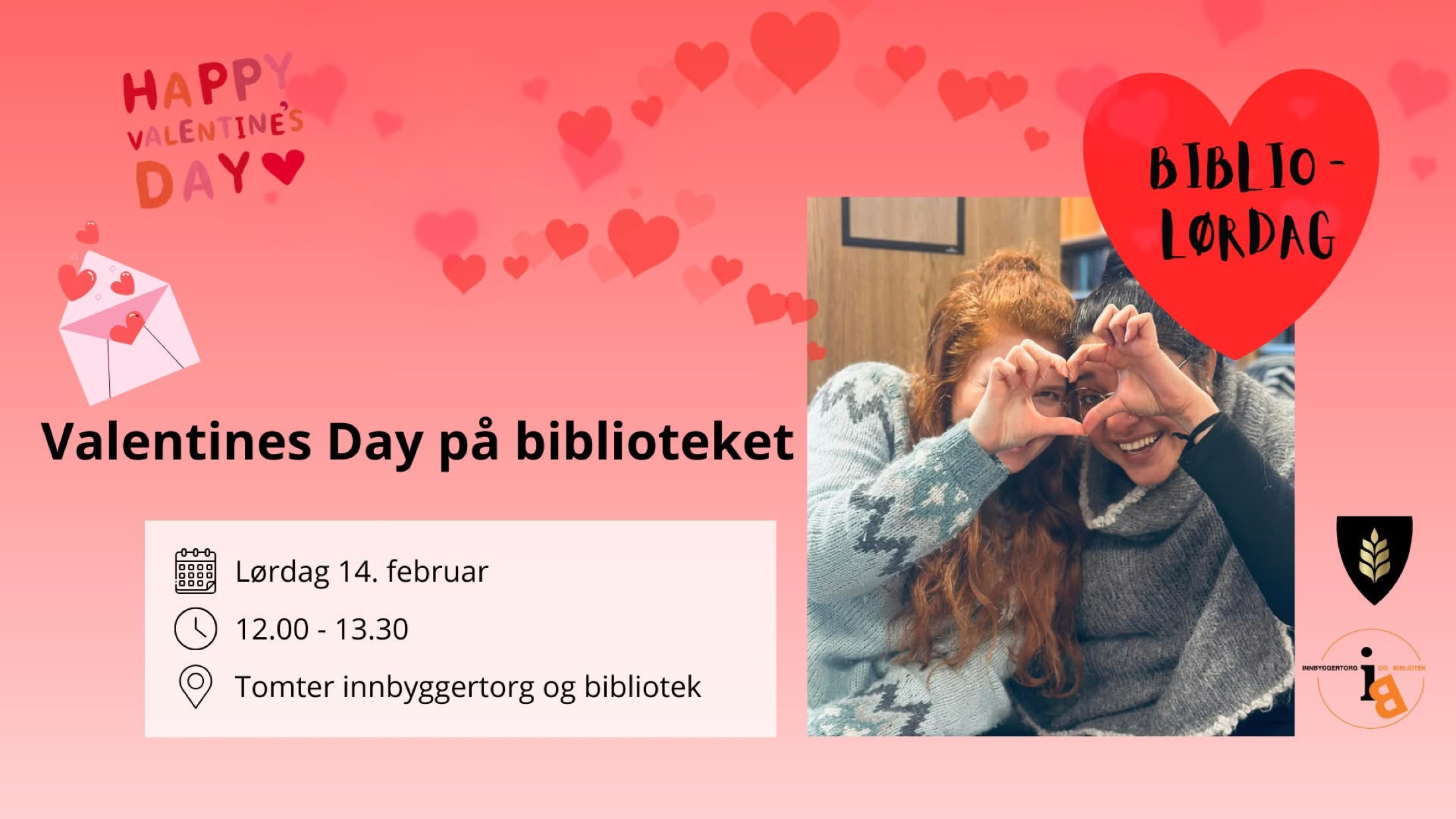 Storytelling event setting at Tomter community library.